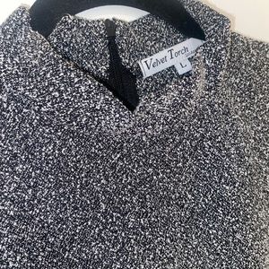 NWT Velvet Torch flare grey dress